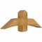 Ekena Millwork Bellingham Rough Sawn Timber Gable Bracket, Western Red Cedar, 48"W x 16"H x 6"D x 6"F, 8/12 Pitch GBW048X16X0606BEL00RWR - alternate 3
